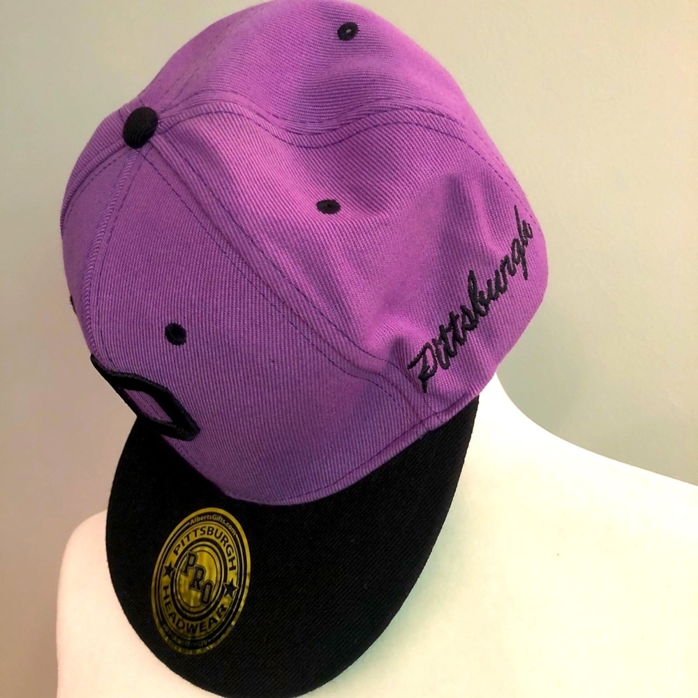 Purple Pittsburgh Hat